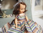 光沢ボーダー　「Nancy Ann Story Book Doll」（日焼けあり） 画像2