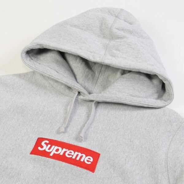 Supreme 16AW ボックスロゴ S パーカー グレー