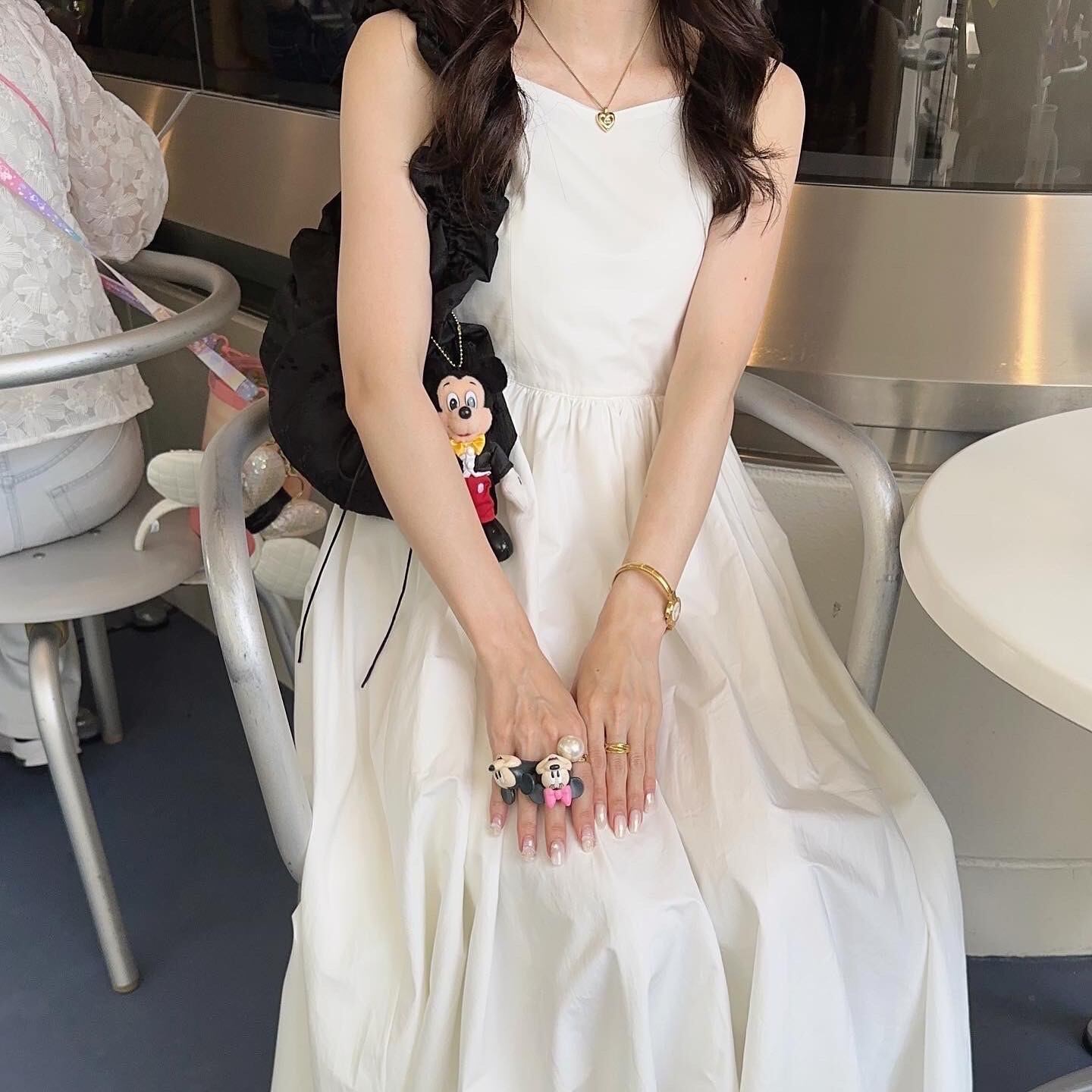 rich volume camisole op( pearl white )