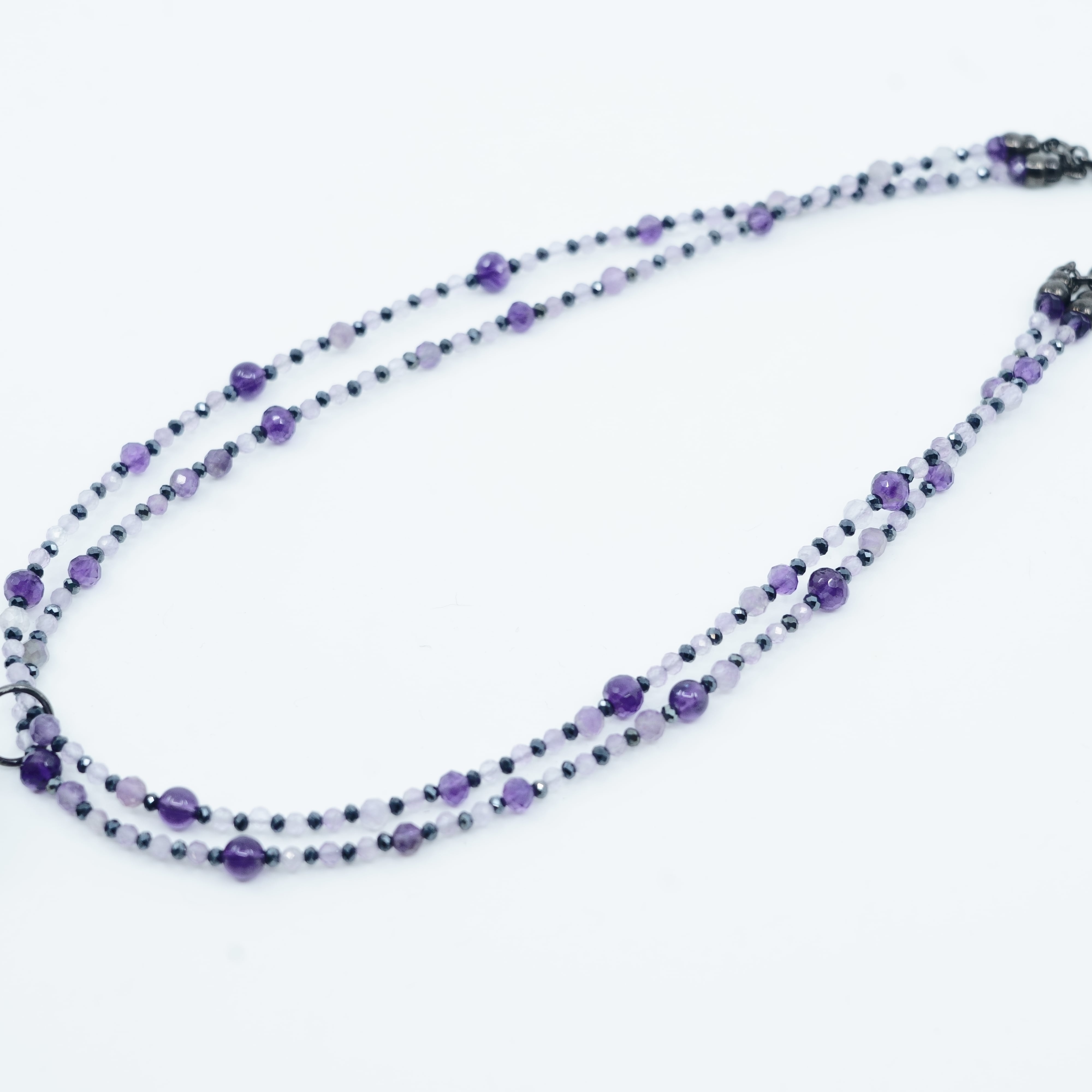 ガンダ gunda アメジスト gunda（ガンダ） ブレスレット gunda/ガンダ/SKULL AMETHYST BR メンズ