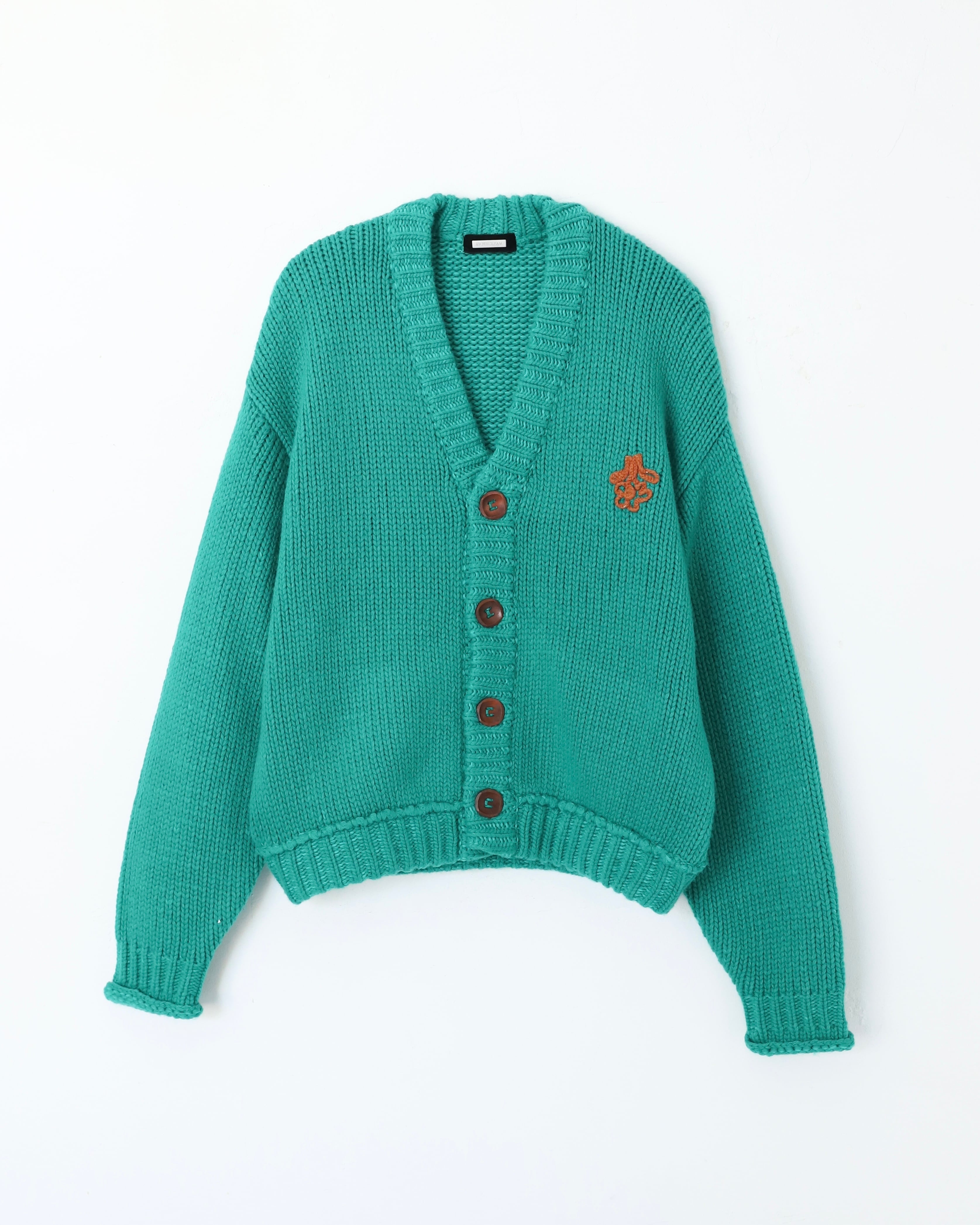 V Neck Wool Knit Cardigan / Vネックウールニットカーディガン  