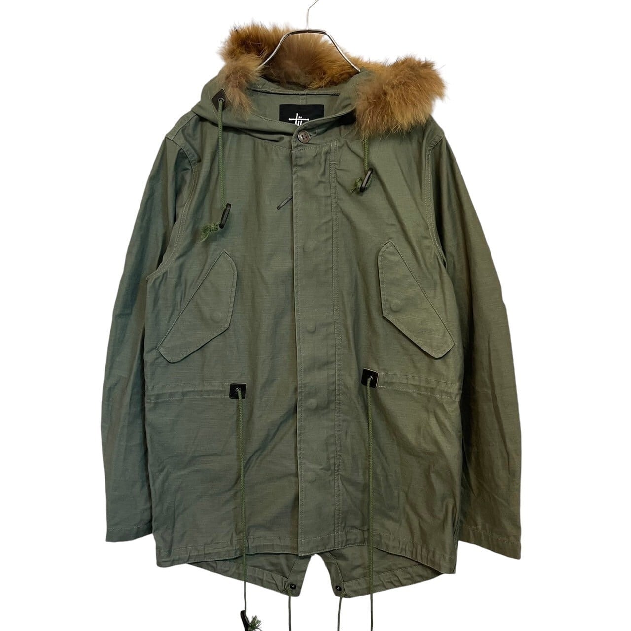 stussy ステューシー モッズコート ラクーンファー ミリタリー stussy ステューシー モッズコート ラクーンファー ミリタリー