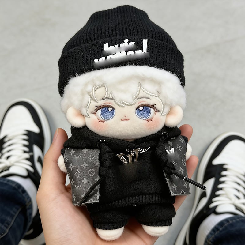 10cmぬいぐるみ用 パーカー+パンツ+帽子+ベスト+ネックレス おしゃれ