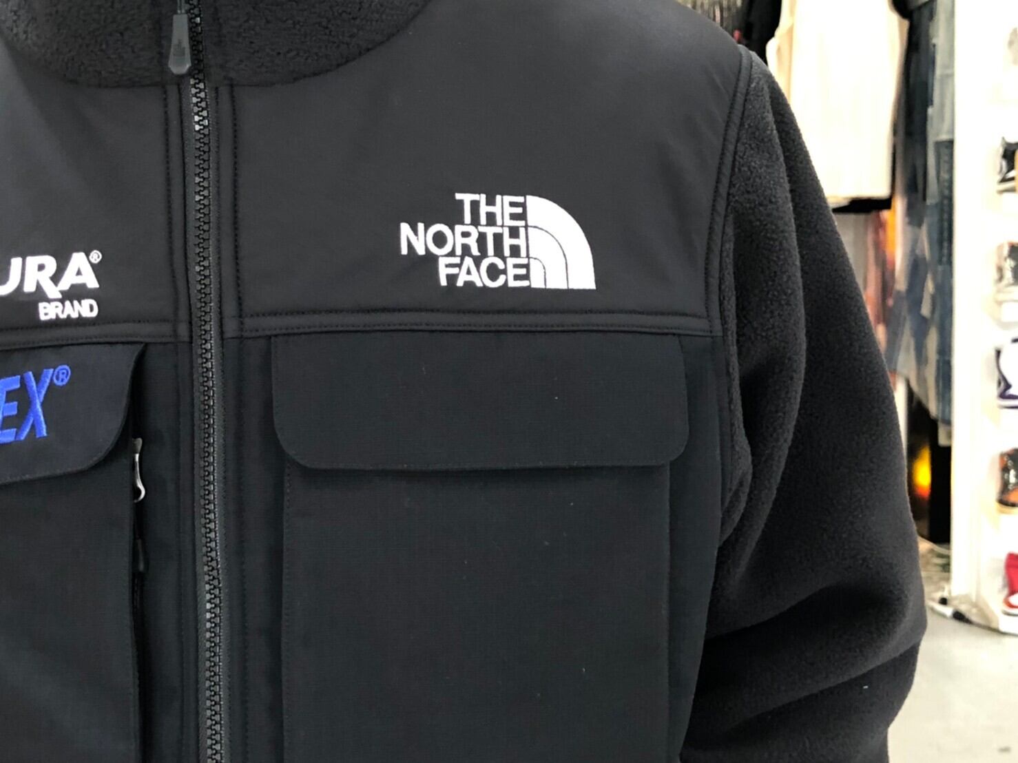 Supreme 18AW × THE NORTH FACE EXPEDITION FLEECE JACKET BLACK