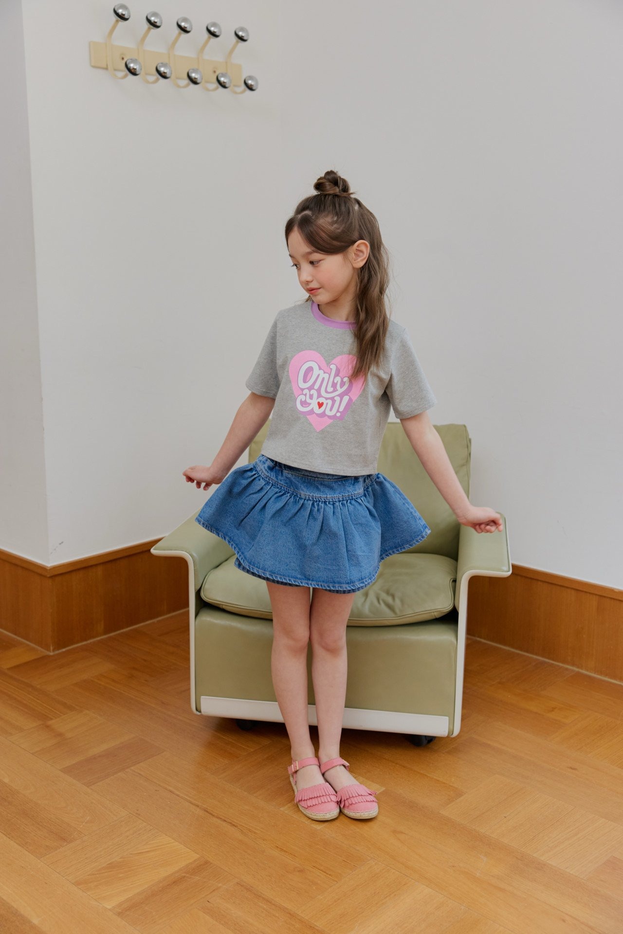 [DOREDORE] Flare denim skirt Pants (13/15) / [도레도레] 플레어청치마바지 (13/15)