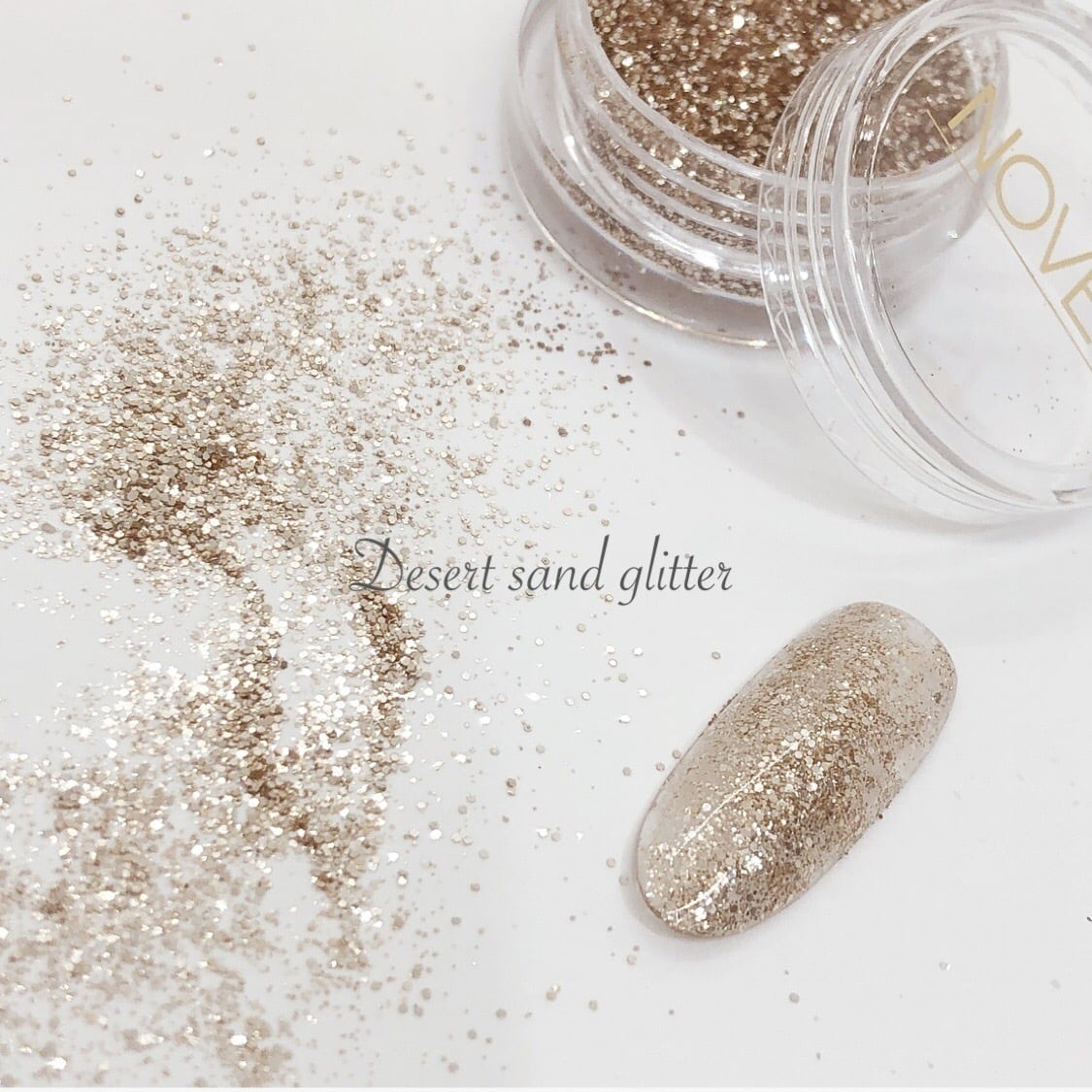 G126 Desert sand glitter | atelier NOVEL