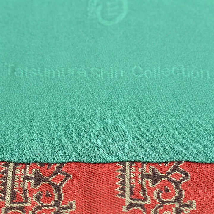 名匠【龍村晋】 名物裂『獅噛文長斑錦』 貴重な【全通柄】 お茶席にも