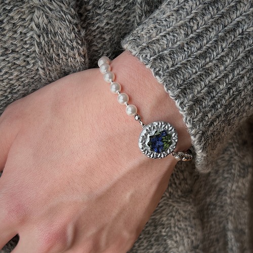 Ball Chain Button Bracelet