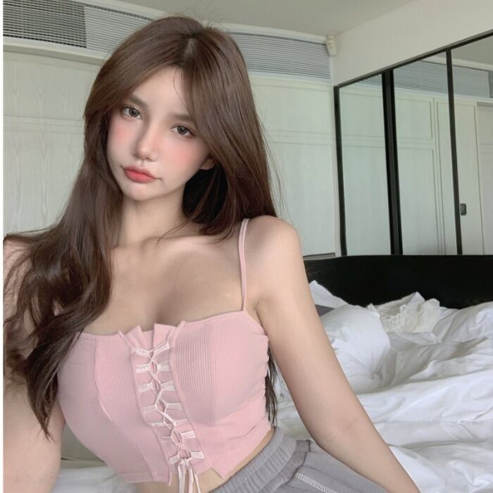 サマースタイルレッドトップス ショートレディース 夏物 ドラファッションホール70066598189