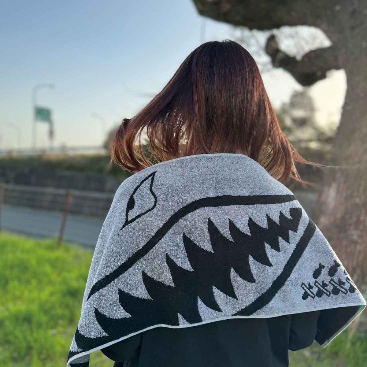 H&Oサメスポーツタオル（1枚） | outdoor MIL