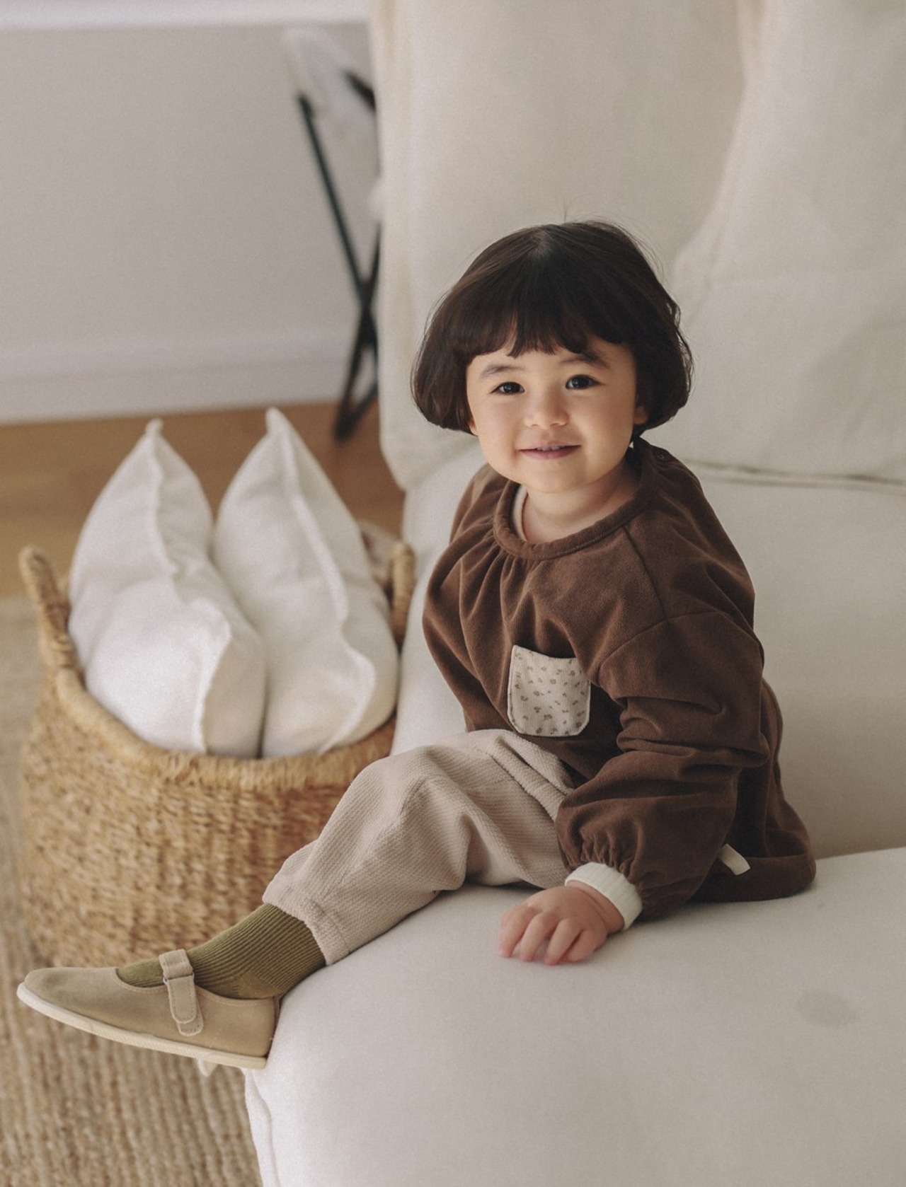 ONU［取寄］起毛 corduroy blouse 26winter