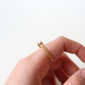【Select】Knit ring -pink-