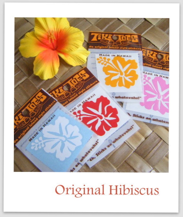 ステッカー”Original Hibiscus 　2inch 