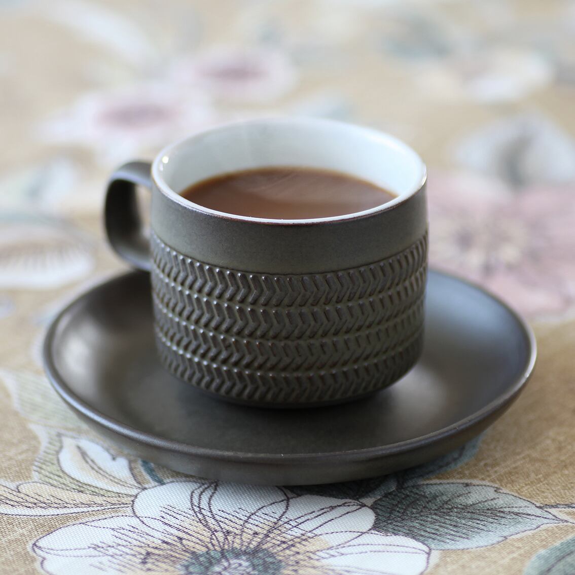 Denby デンビー Chevron シェブロン カップ＆ソーサー イギリス