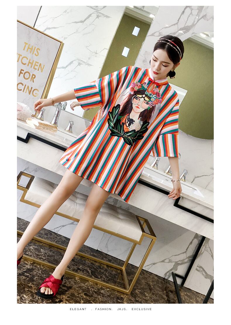 チャイナカラー ミニワンピース チャイナドレス キャンディカラー