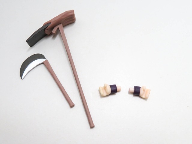 再入荷（A－ランク）【1674】 サクナヒメ 小物パーツ クワと鎌　ねんどろいど