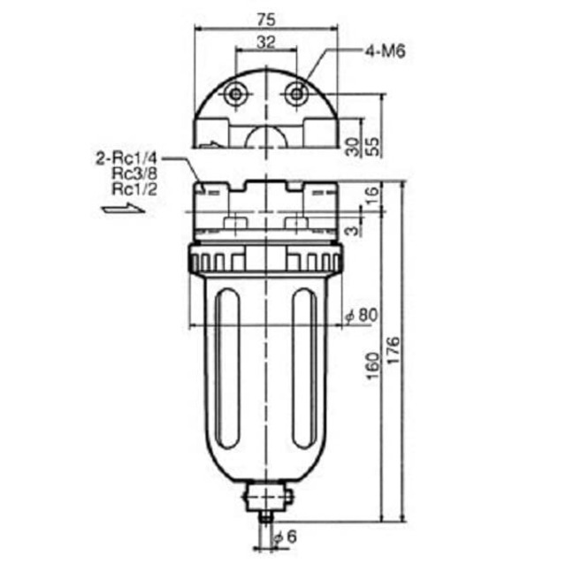 【新春セール】日本精器 エアフィルタ10A BN2701A10