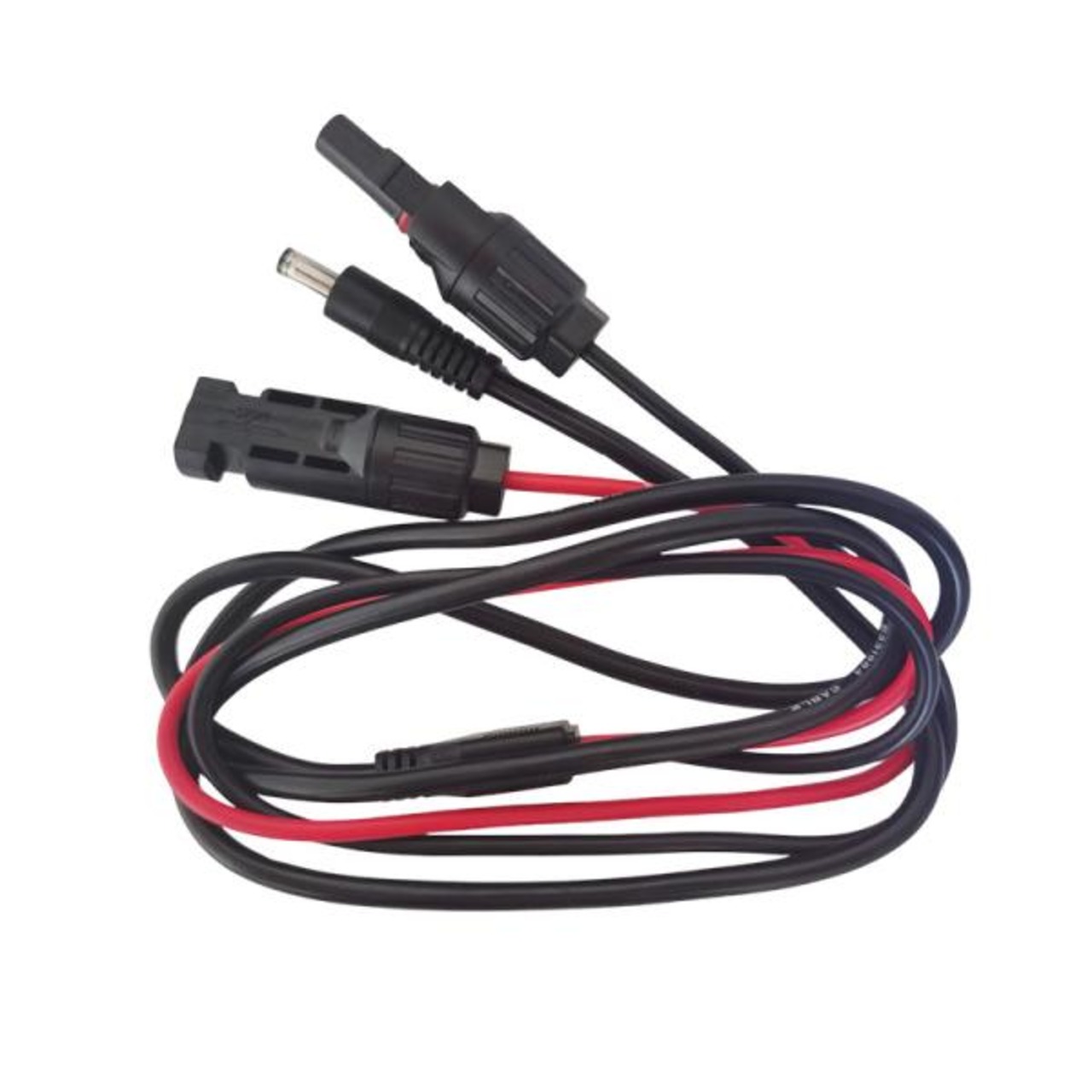 3ｍ 12AWG ソーラーケーブルMC4　to　DC5521　DC7909アダプター付　太陽光パネルやリチウムイオン電池等へ　エコフローなどへ