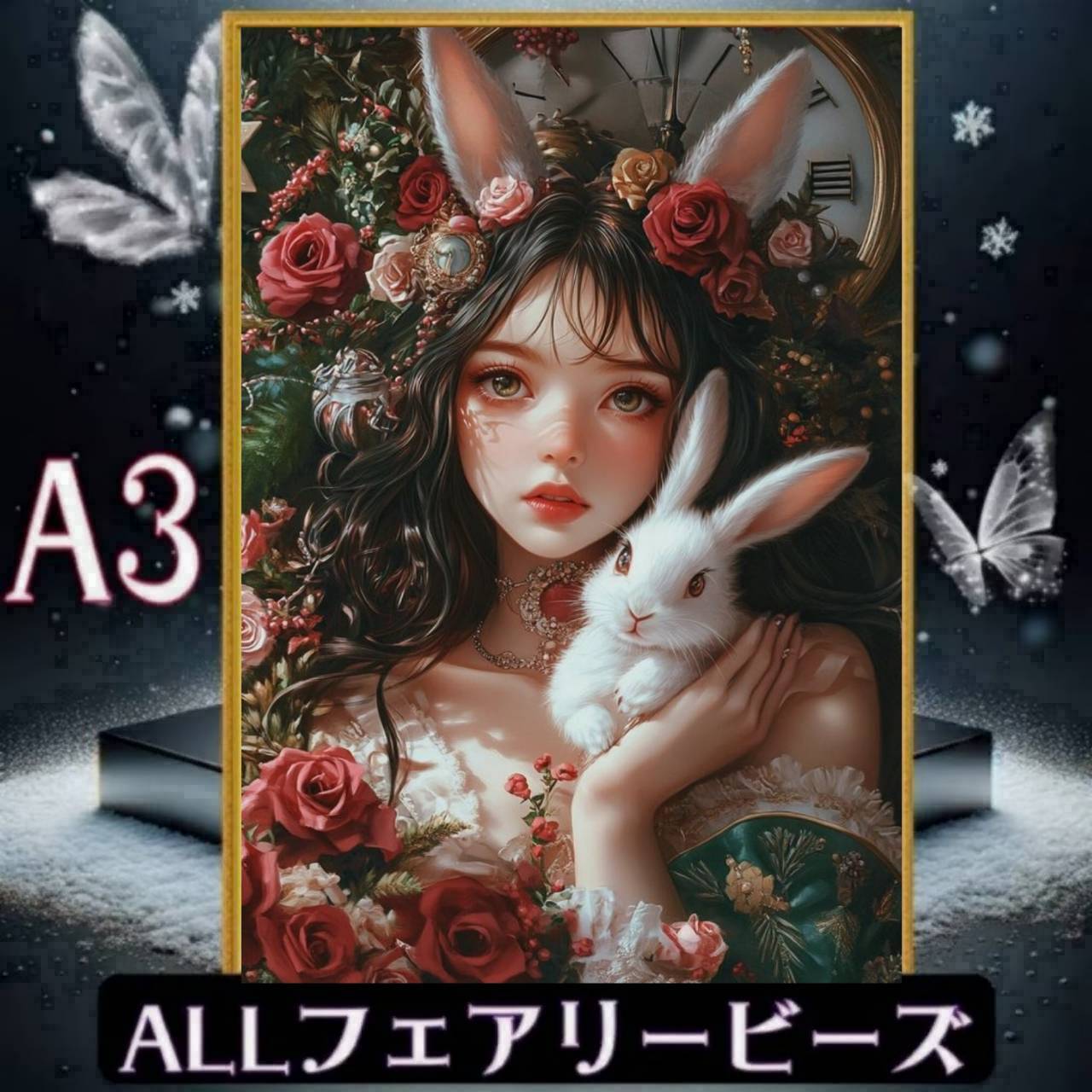 ✨遂に登場!『全色!フェアリーダストビーズ』(A3サイズ)fairydustcc332ダイヤモンドアート