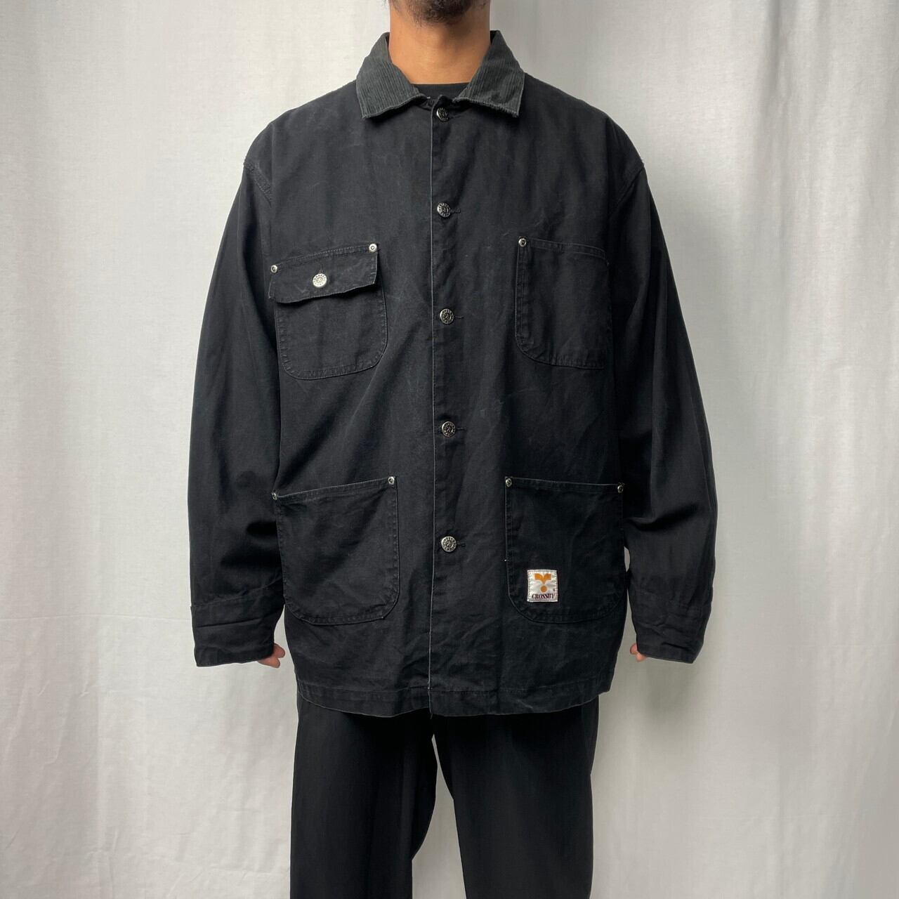 CROSSBY ダック地 カバーオール メンズXL相当 古着 ワークジャケット