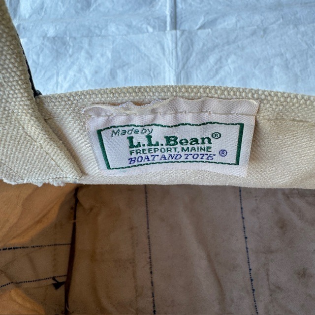 L.L.Bean ボートアンドトート M ネイビー 80s 画像5