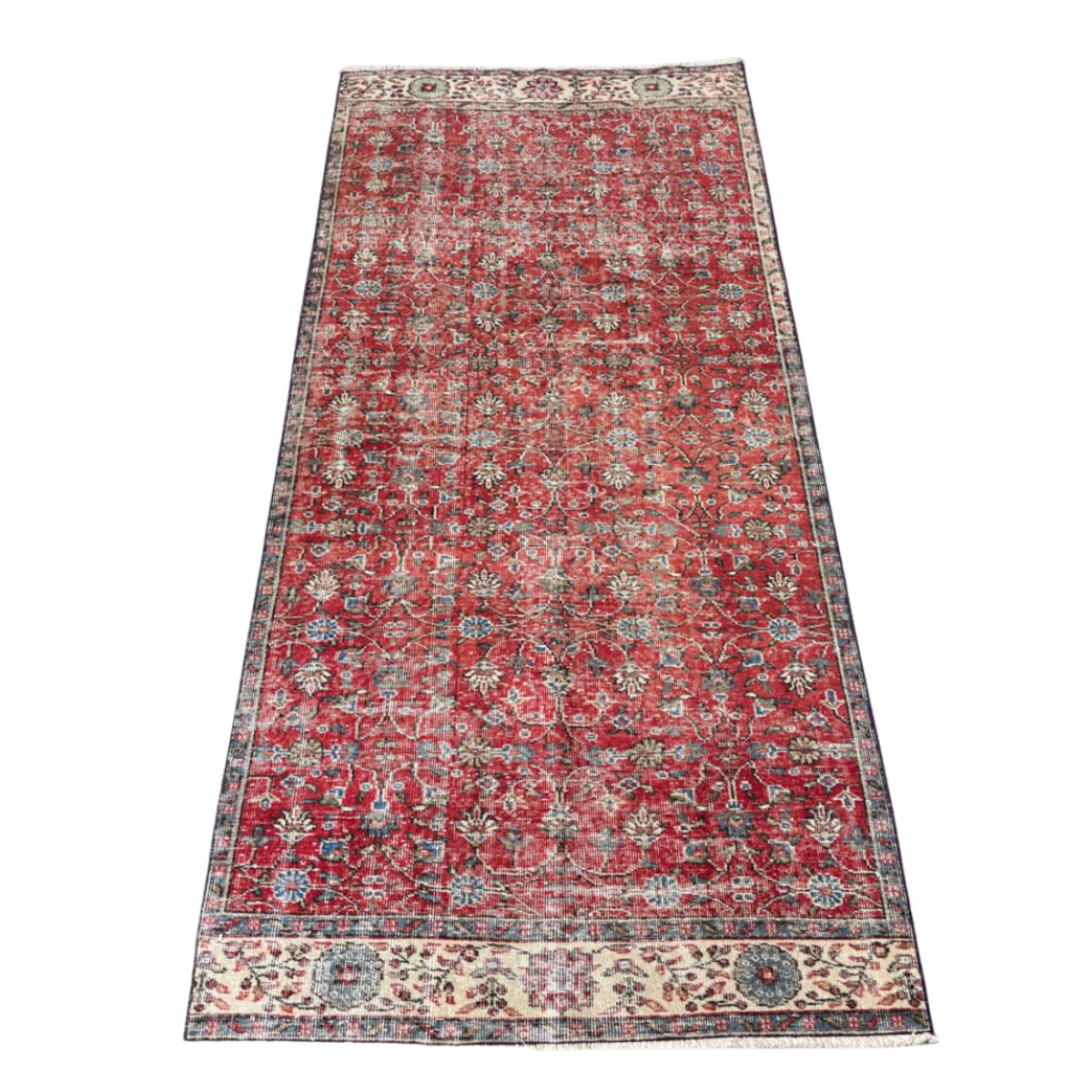 トルコ絨毯 ヴィンテージラグ 128×267cm (TRE1998) | ヴィンテージ 