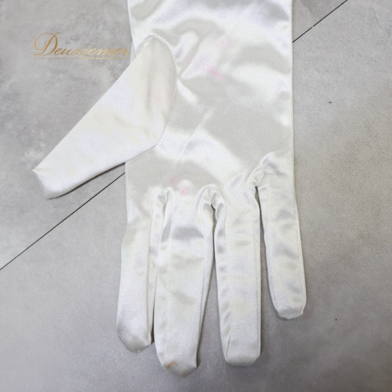 FAERIESTY ホワイト系 ワンピース ドレス ウエディングドレス マーメイド 前撮り 結婚式 白 無地 シンプル 伸縮 ストレッチ フリル リボン ヘアアクセサリー ティアラ ネックレス ピアス アームカバー 華やか ポーチ シルバー系 ピンク系