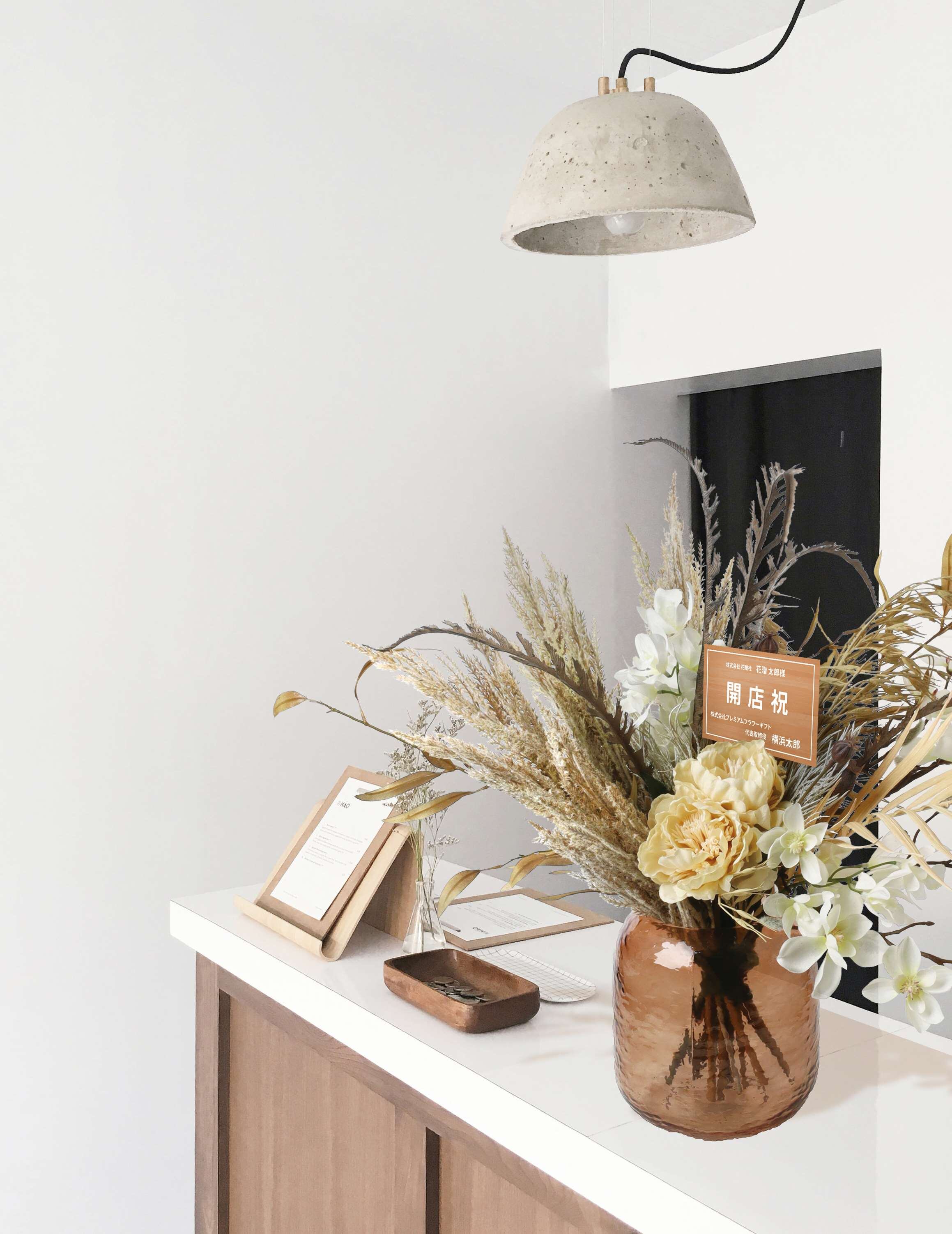 【フラワーアレンジメント】ナチュラルアレンジ-03