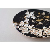 【飾り皿】白梅 Ornamental plate for wall hanging