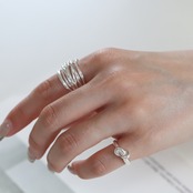 6/27(金)21時新作発売* silver925 layered ring