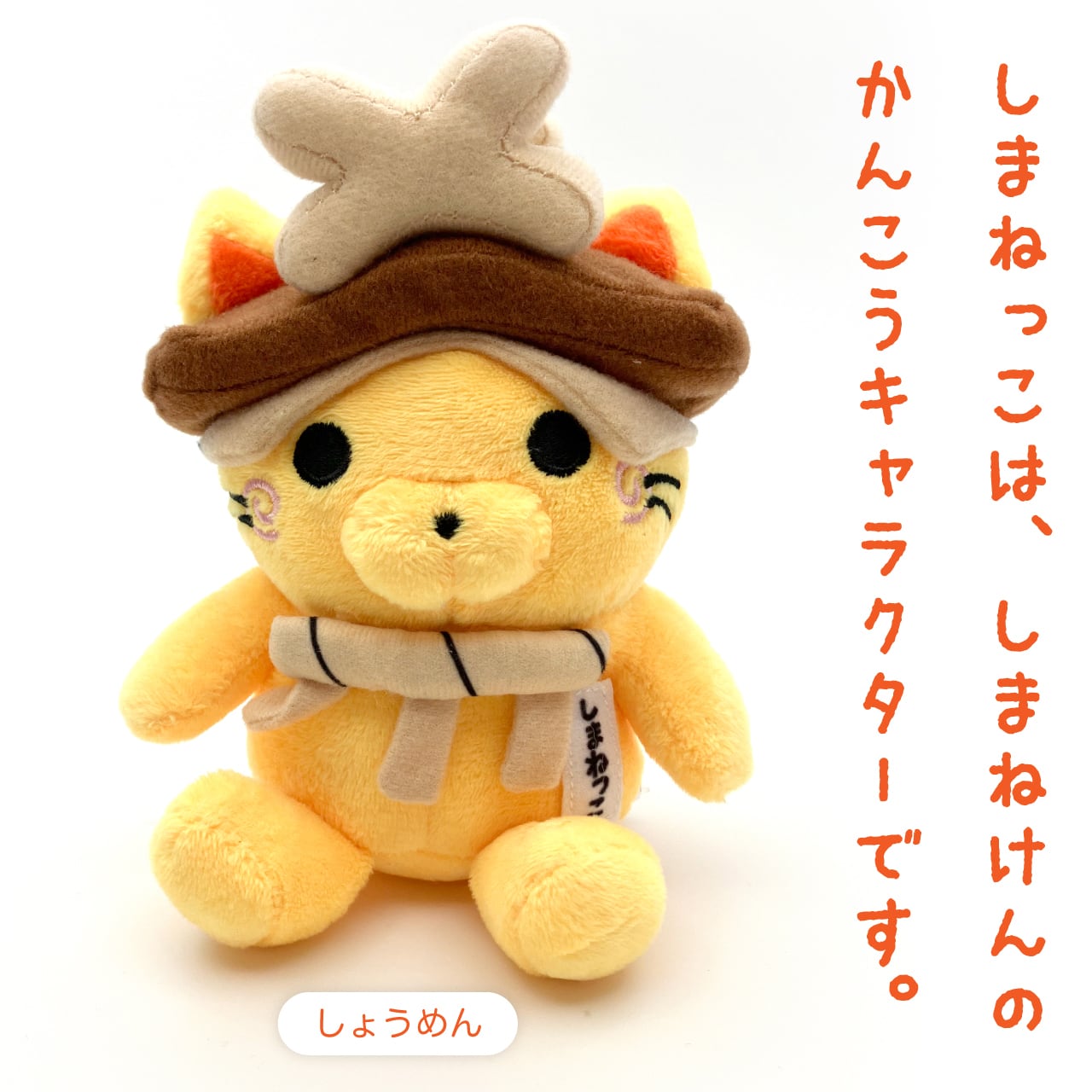 しまねっこ おすわりぬいぐるみ(15cm) | 創業嘉永六年 錦味噌 小西本店