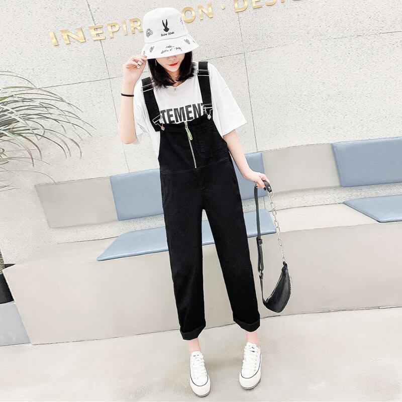 スプリングサマーラウンドネックTシャツ トップス 薄手オーバーオール 大きめサイズ 春物 夏物 Oネック ミックスインファッション32602211417