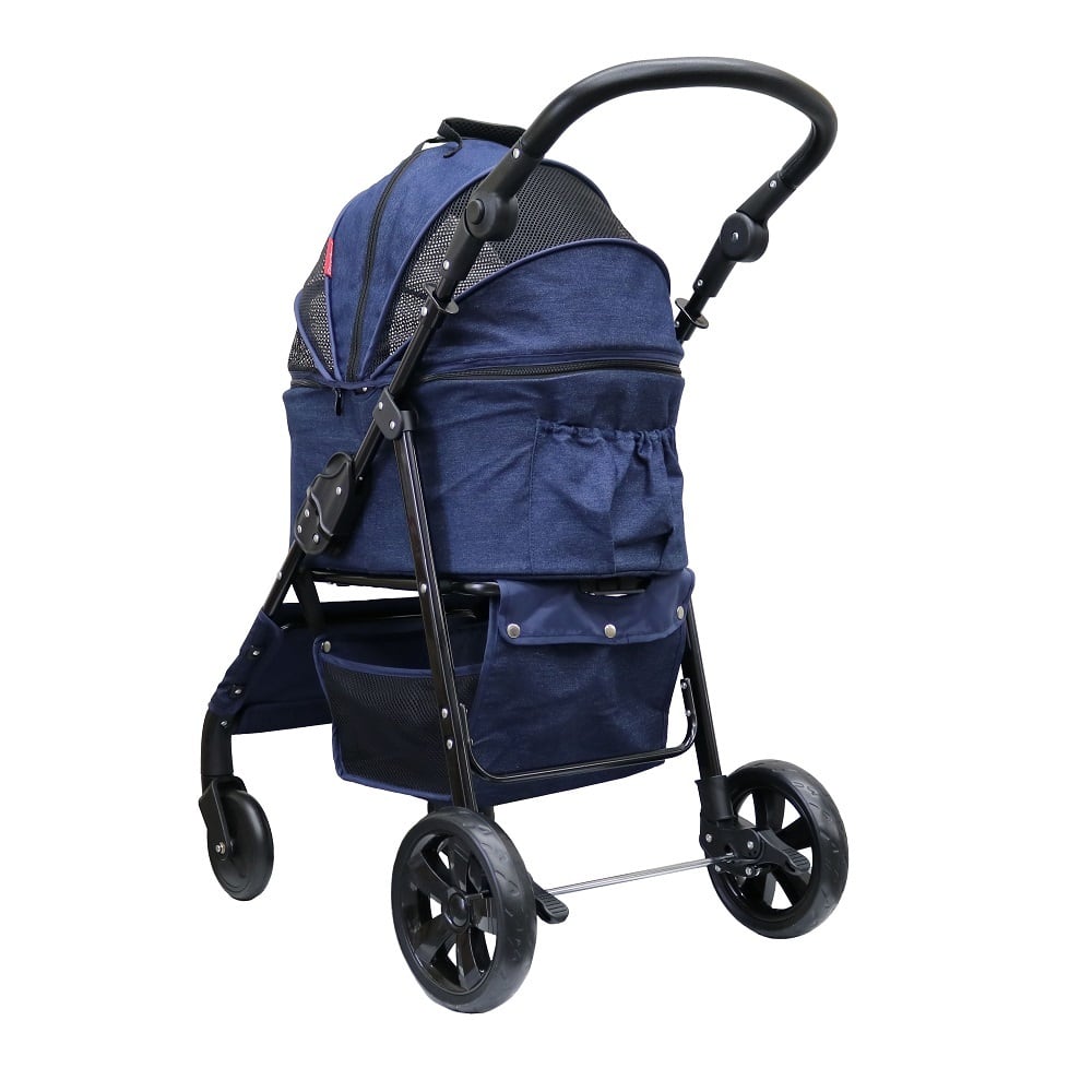 2way 甘えん坊バギー ミディアム(medium) 4輪 ペットカート (デニム  