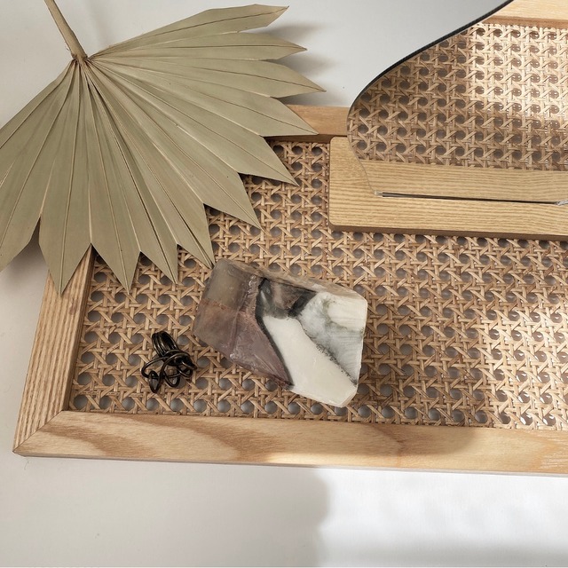 【即納≫残り1点】rattan tray ラタントレイ