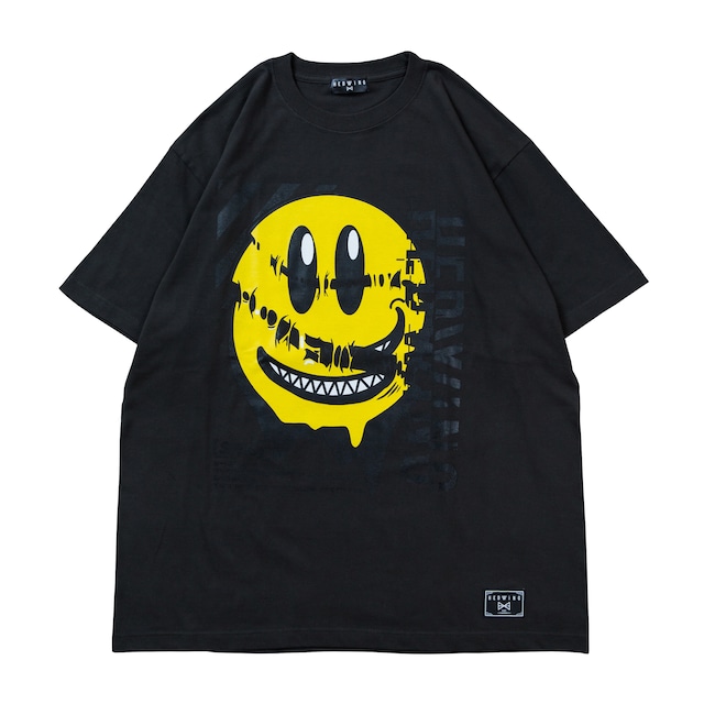 Slimy Smiley Big Silhouette T-Shirt / Sumi