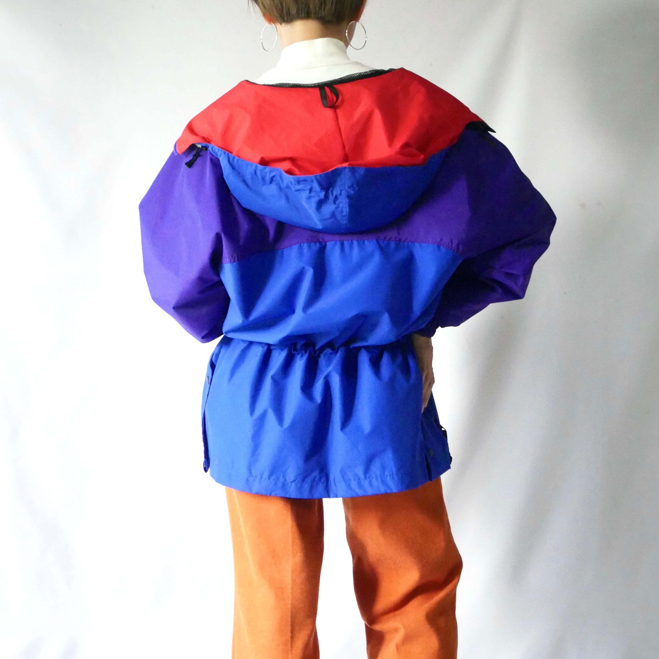 80s woolrich blue purple red nylon jacket 80年代 ウール 80s woolrich blue purple red nylon jacket 80年代 ウール