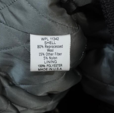 70s80s golden bear 袖レザースタジャン 黒白 L/usa製 無地 ゴールデン