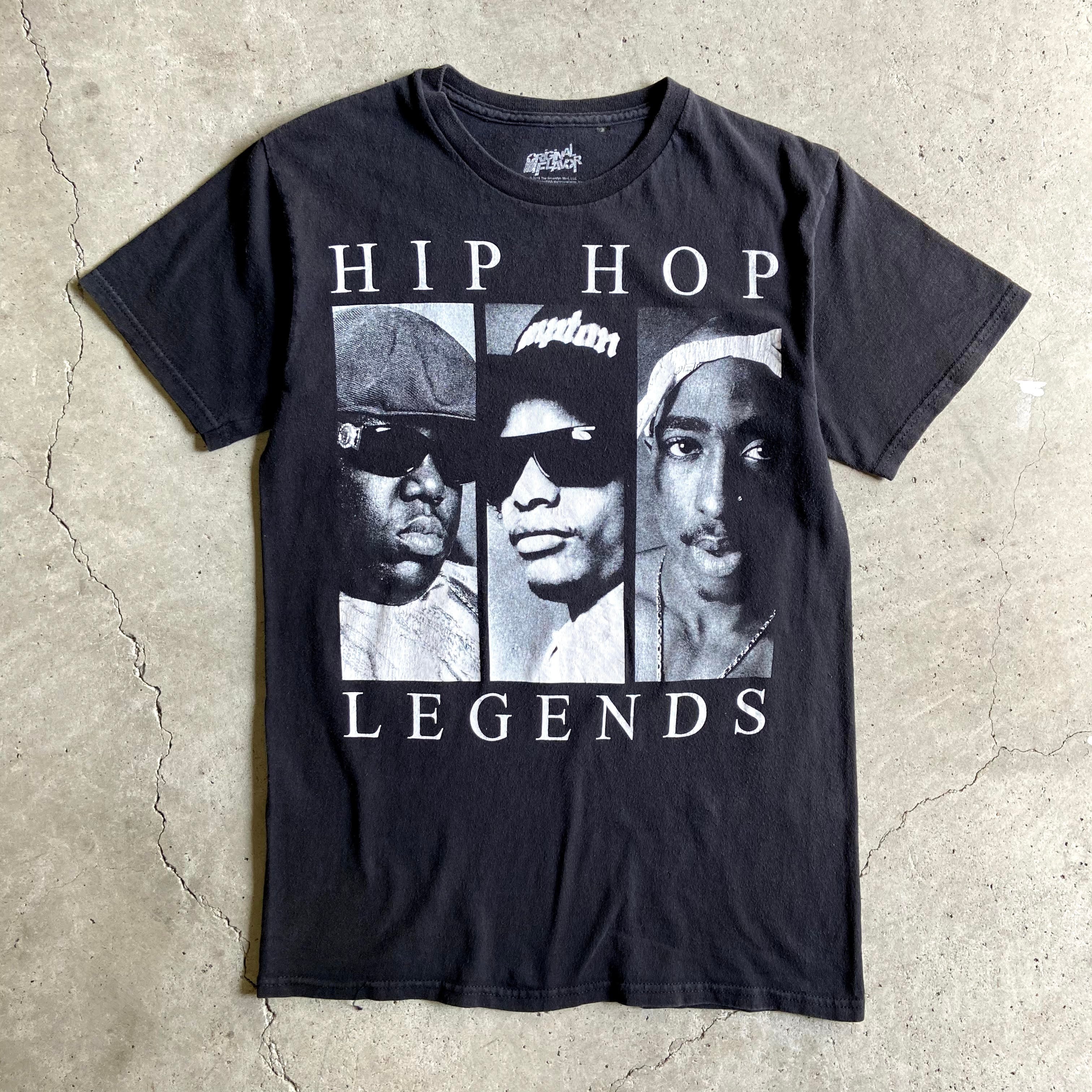 HIPHOP LEGENDS NOTORIOUS B.I.G EAZY-E 2PAC ノートリアス・B.I.G イージー・イー トゥーパック Tシャツ  メンズS 古着 黒 ブラック【Tシャツ】【CS2301-50】【PD20】【AN20】 | cave 古着屋【公式】古着通販サイト powered 