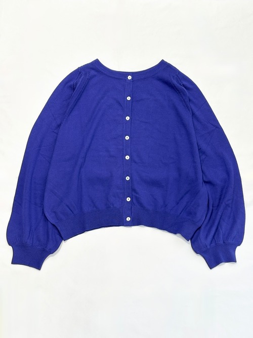 シサム工房・オーガニックコットンニット　2wayドルマンTop・BL