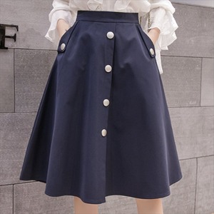 【送料無料】 スカート ロングスカート 2色 ロング ロング丈 膝丈 ひざ下丈 フレア Aライン シンプル ポケット かわいい 大人可愛い きれいめ カジュアル 大人 上品 おしゃれ お洒落 こなれ感 コンサバ系 ラフ 無地 秋 30代 40代 レディース 女性用 ママ ママ服 デート お出かけ お呼ばれ 休日 着回し 普段使い 重ね着 韓国 韓国系 ファッション コーデ スタイル 楽ちん 体型カバー 定番 プチプラ S M L XL XXL ゆったり ゆる オフホワイト ネイビー 大人カラー