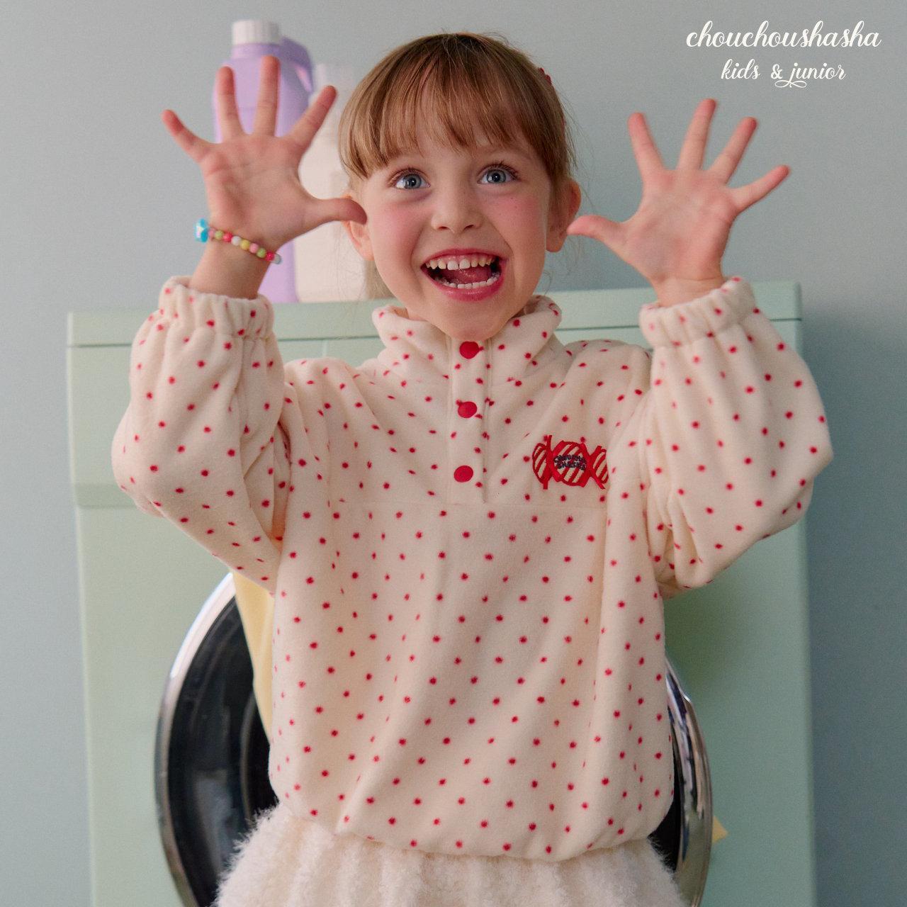 «予約»«chuchushasha» キャンディドットフリース 2colors