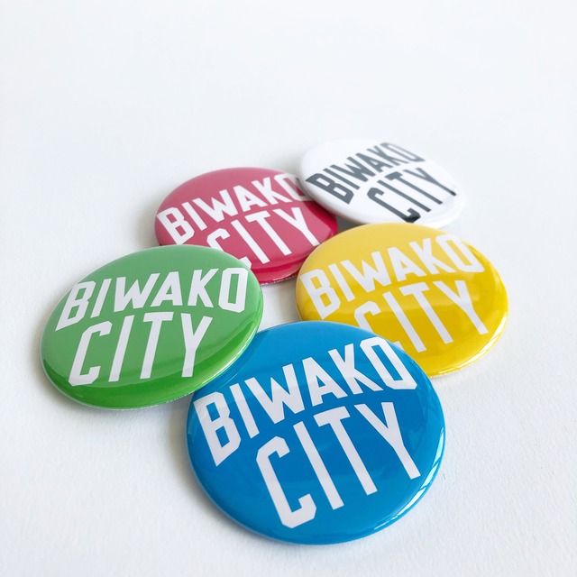 【チャリティ募金】BIWAKO CITY / 缶バッヂ