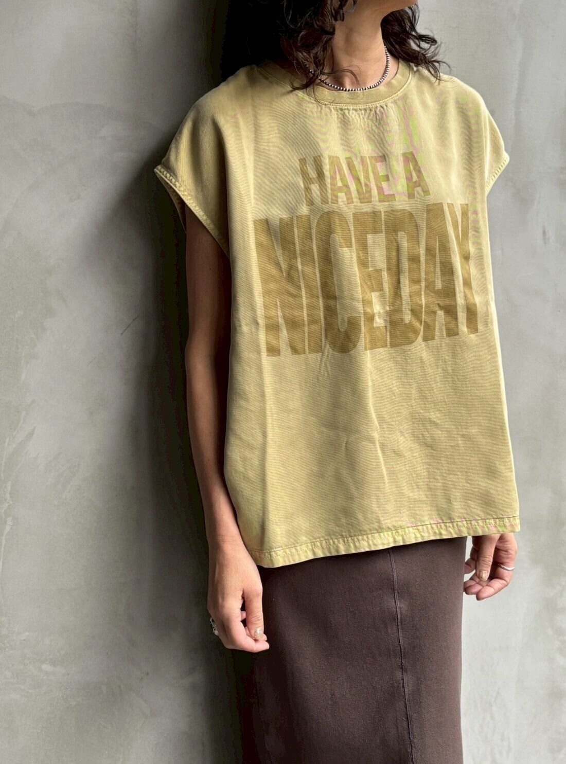 Flamingo firm 】テンセルフレンチスリーブTシャツ | valance 福井