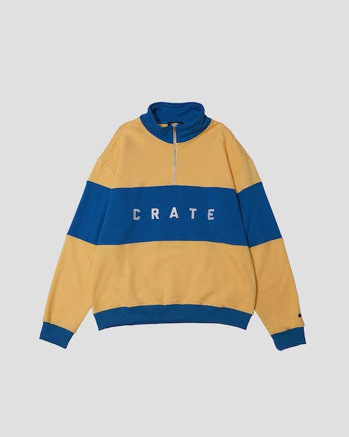 Wordline French Terry Quarter Zip YELLOW
