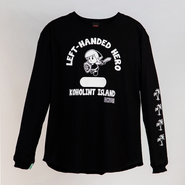 ゼルダの伝説 夢をみる島/LEFT HANDED HERO2/LONG SLEEVE-T-SHIRT （2色） / THE KING OF GAMES