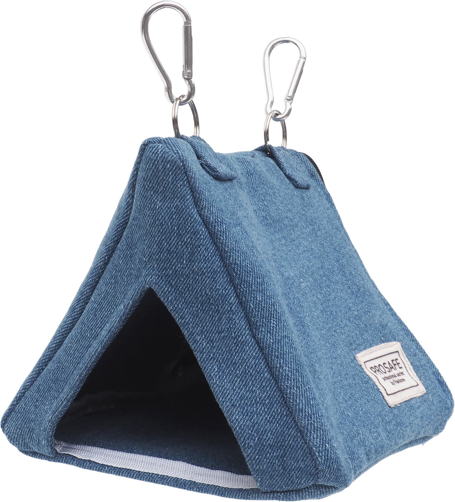 【小動物用品】【PRO SAFE】さんかくハウス　デニム/ナチュラル/グレー