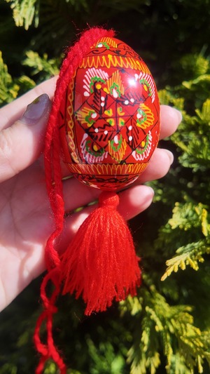 装飾用木製プィサンカ（イースターエッグ）　コロミヤモデル