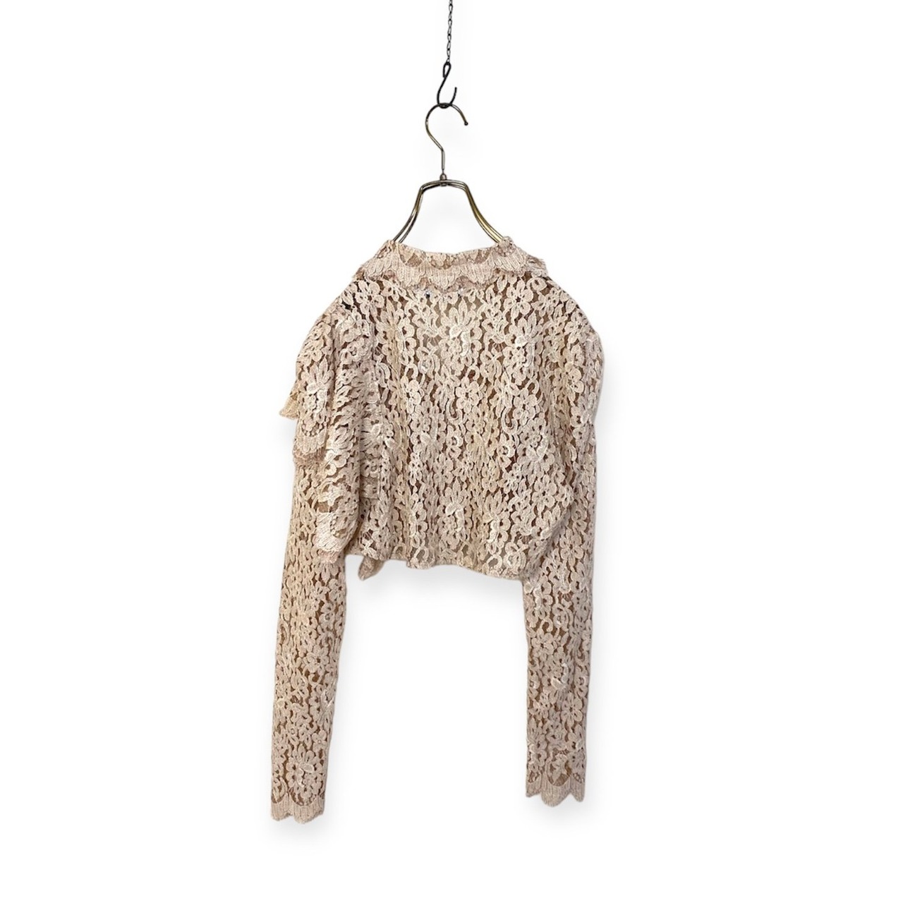 lace embroidery remake shirt-4178-6