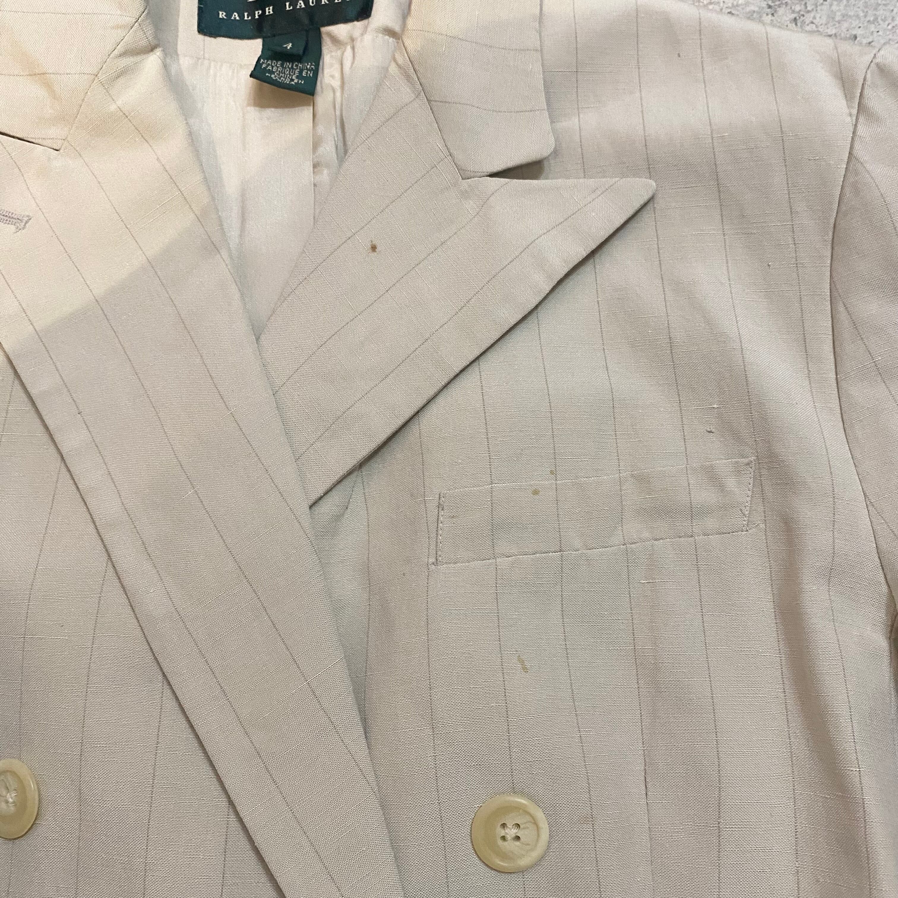 Ralph Lauren / ラルフローレン ストライプ柄 テーラードジャケット 