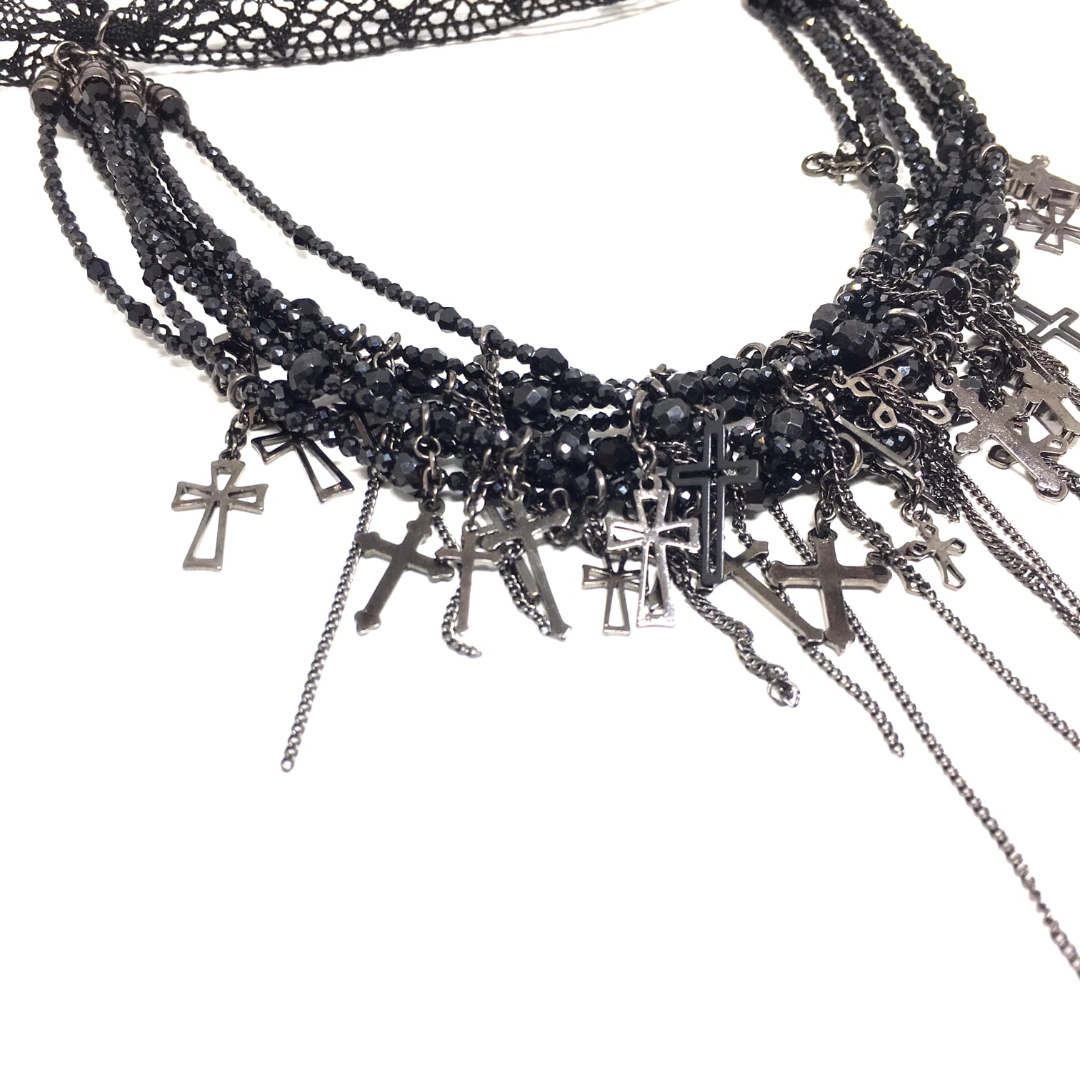 2022 2nd】gunda<ガンダ>JUNK HEAVEN DIE CHOKER/A [ジャンク 2022 2nd】gunda<ガンダ>JUNK HEAVEN DIE CHOKER/A [ジャンク